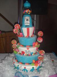 candyland sweet sixteen cakes