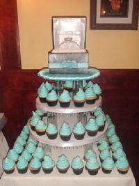 Engagement Cupcake Tower