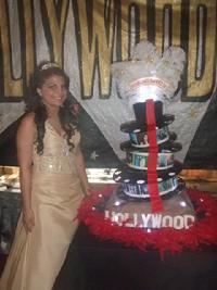 hollywood sweet sixteen cake
