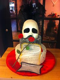 phantom of the opera sweet sixteen cake